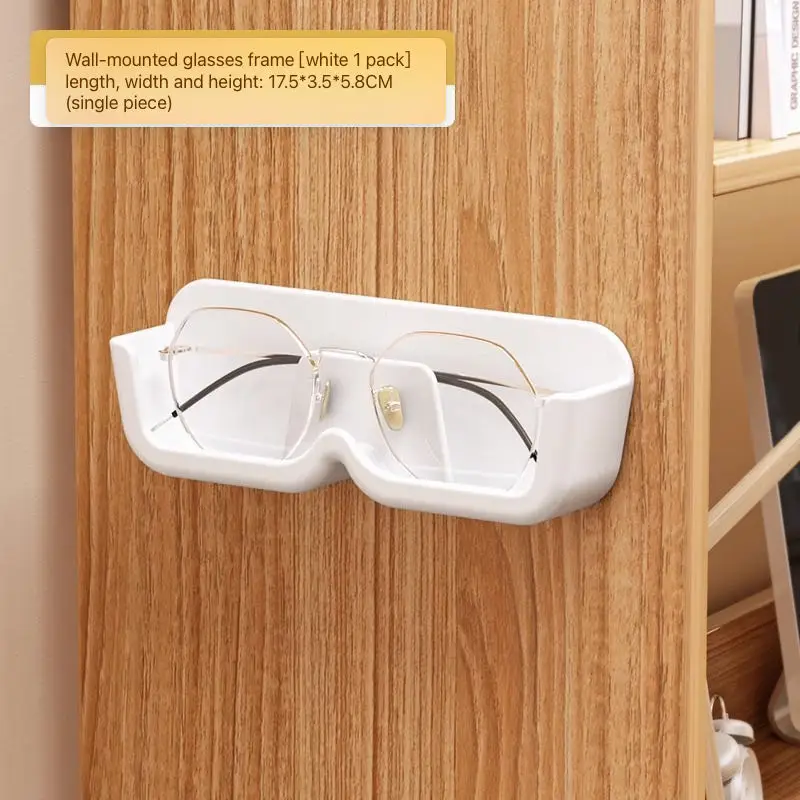 Wall Mounted Plastic PP Waterproof Pastable Sunglasses Myopia Storage Rack Wall Shows Eyewear Glasses Standing Racks