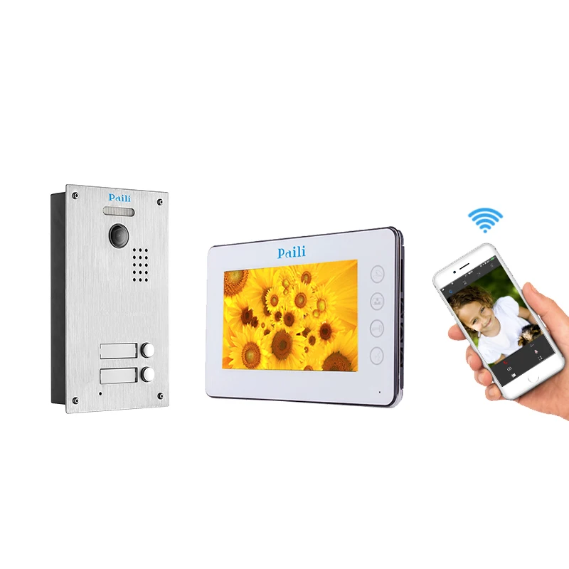 Villa Building Video intercom, IP video intercom system telephone doorbell, audio video intercom 2 wires Video Door Phone