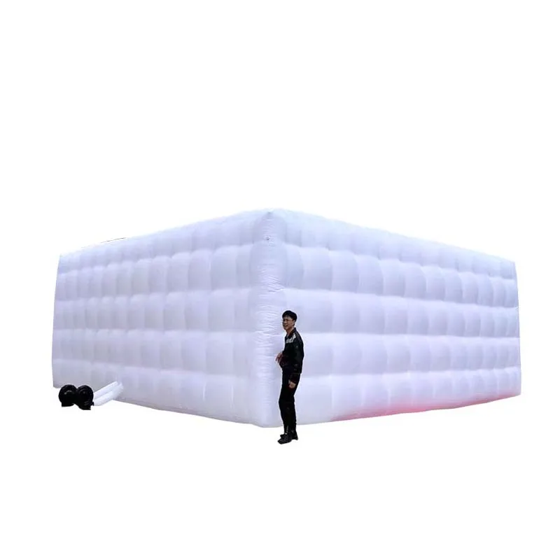 High Quality Outdoor Led Lighting Air Igloo Inflatable Dome with custom design snow tent Inflatable Club Tent