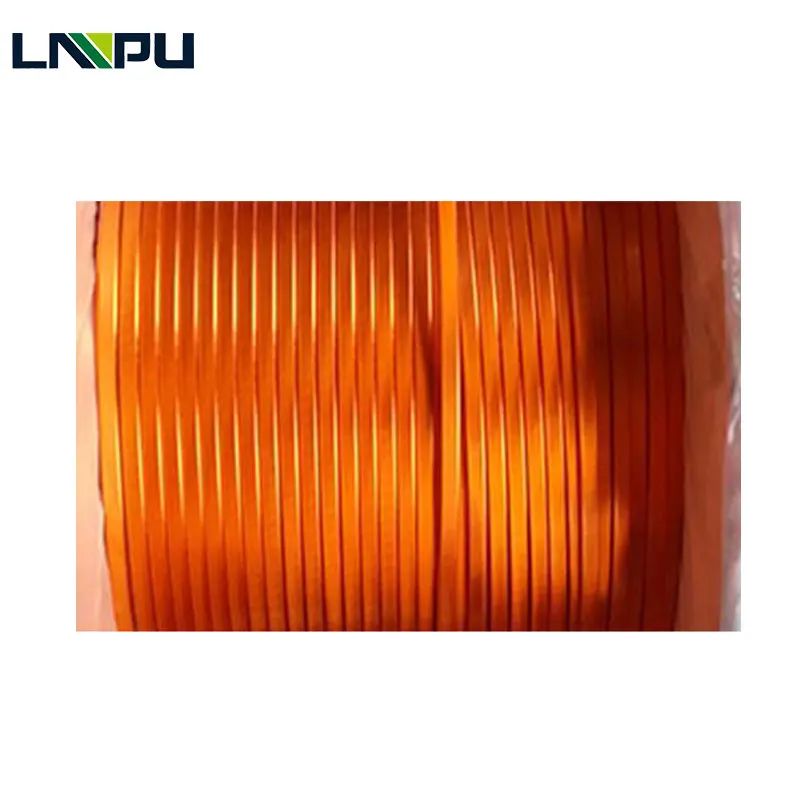 JB JIS kapton isolated winding wires f46+ polyimide film kapton insulated copper wire for oil immersed transformer