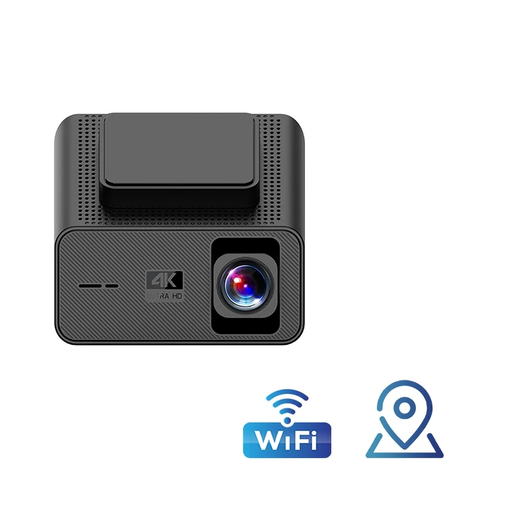 OEM HD Ultra 4K Driving Recorder Front and Rear Dual Dash Cam Wi-Fi GPS Car Black Box with Wireless App