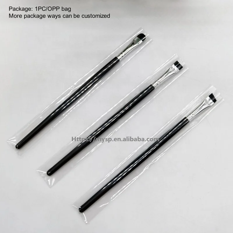 Very Sharp and Thin Hair for Sharp Lines Tinting Concealing Super Thin Flat Angle Round Eyebrow Eyeliner Concealer Brush