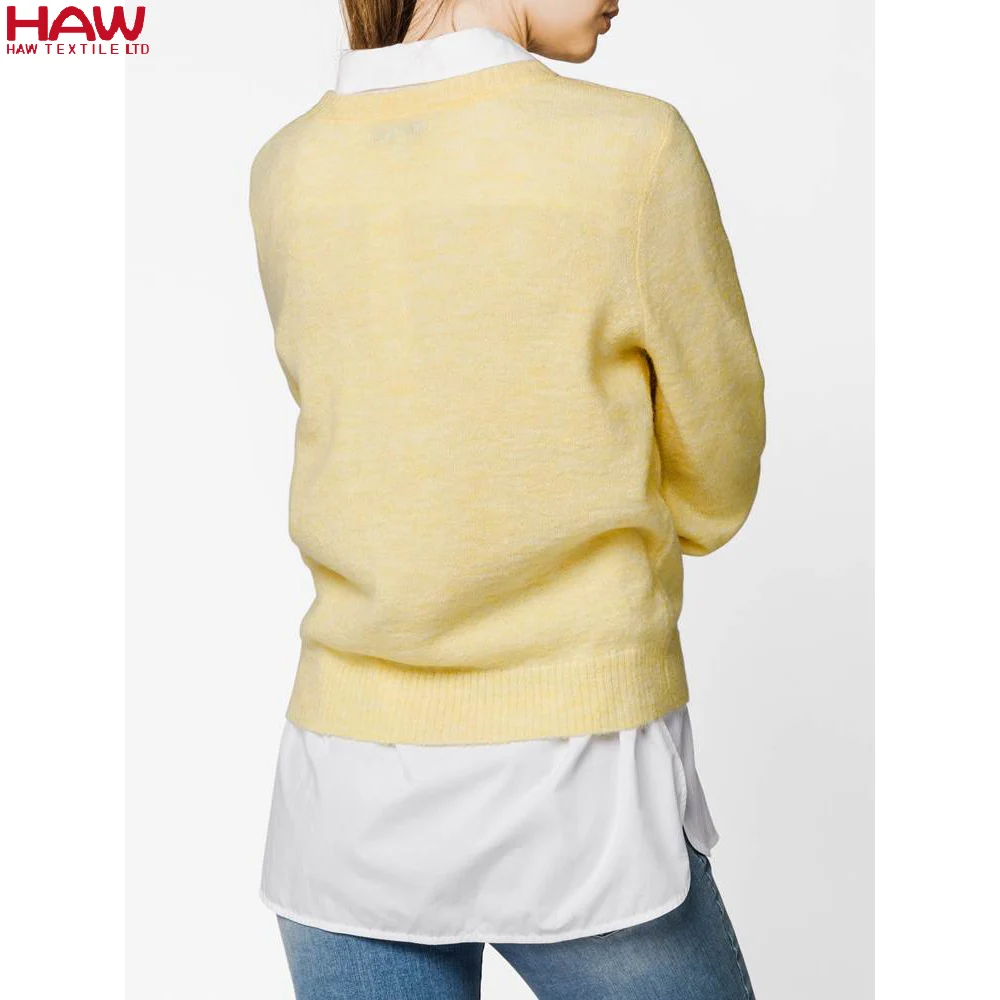 
New Arrival High Quality Women Casual Mohair Wool Sweater 