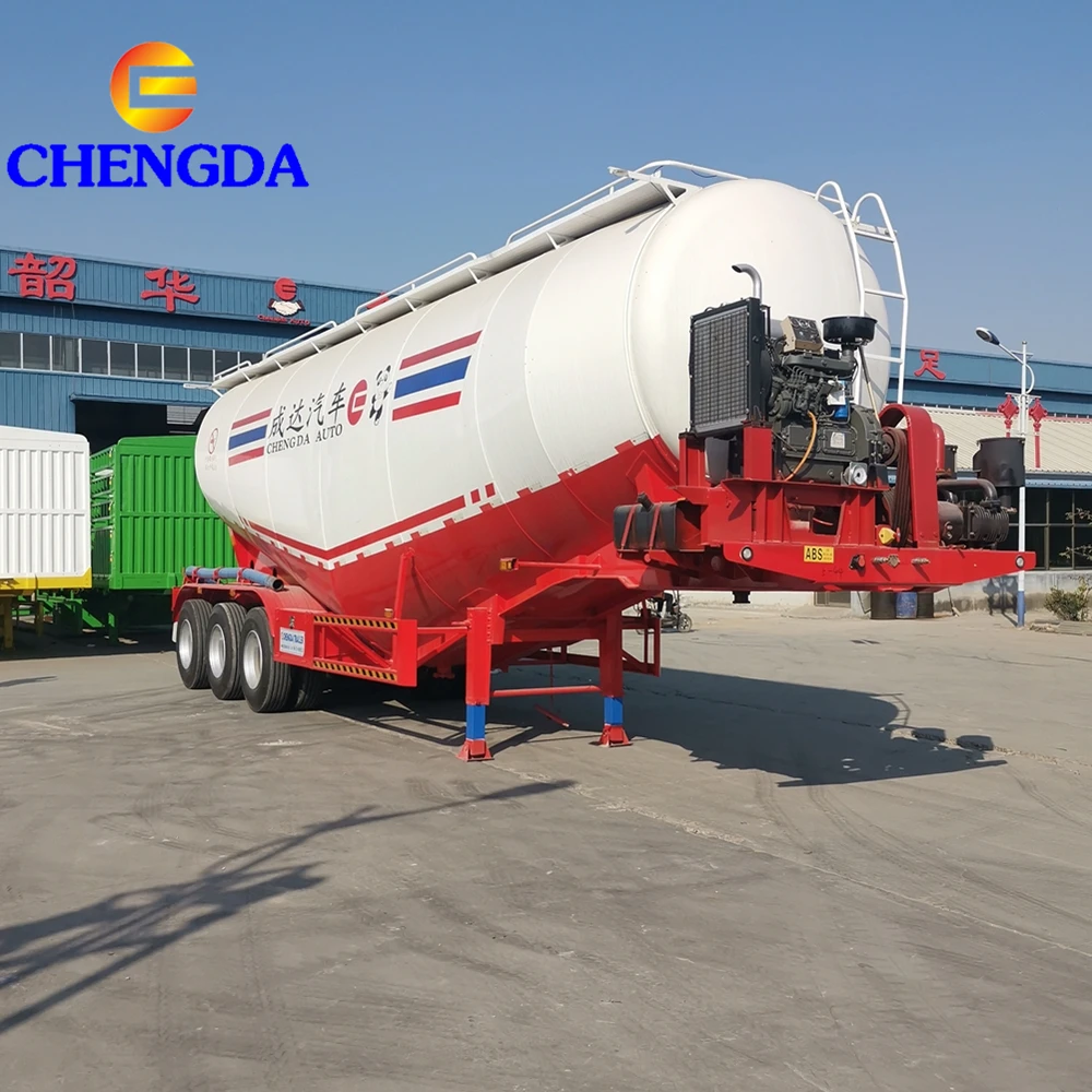 Новый полуприцеп с 2-3 осями 35-45 CBM 30-40-50 тонн сухая цистерна для перевозки цемента продажа 40