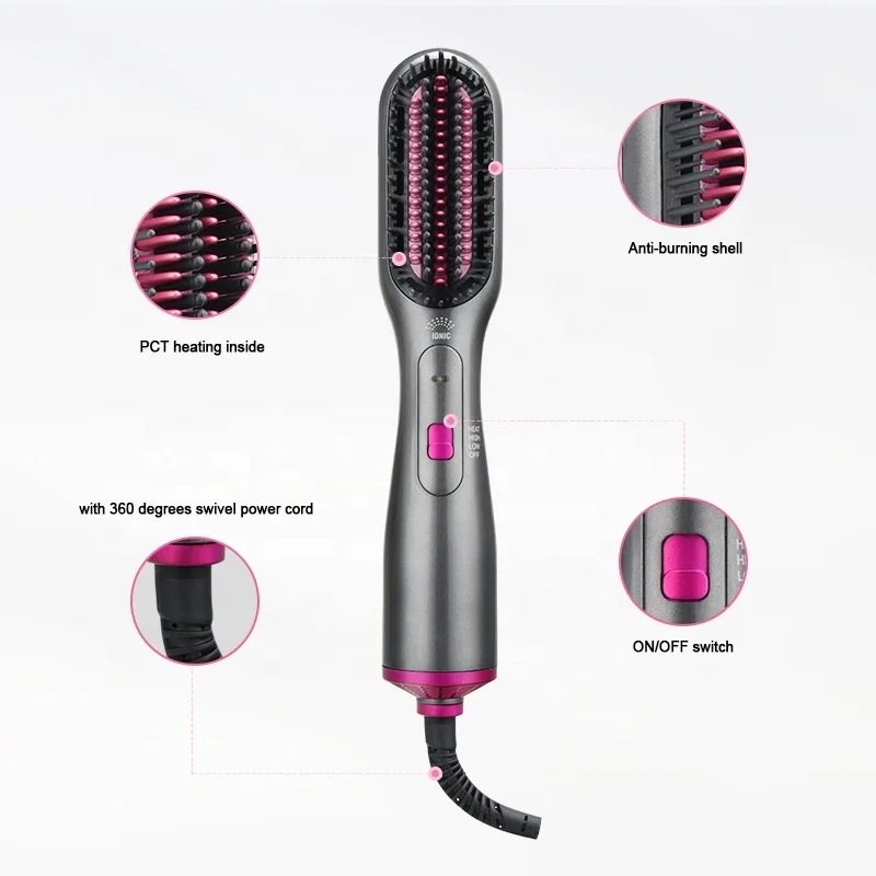 Hair Hot comb hair Straightener Comb PTC Electric Hair Straightener Comb Brush