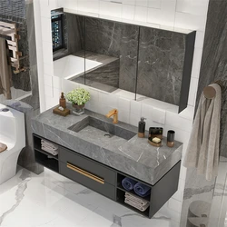 New Product Chaozhou Bathroom Vanity Cabinet Modern Led Mirror With High Quality