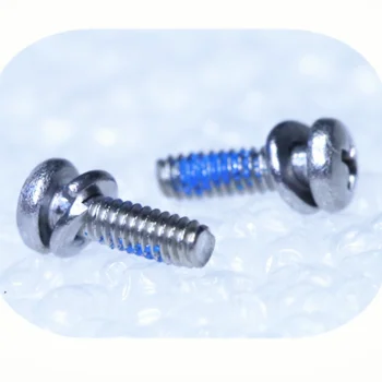 
M6 x 8mm Steel Nickel Plating Cross Recessed Flat Head Screw Hex Head SEMS Screw 