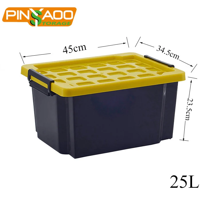 Oem Odm High Quality Eco-friendly Factory Direct Sale 25l High Plastic Capacity Toolbox
