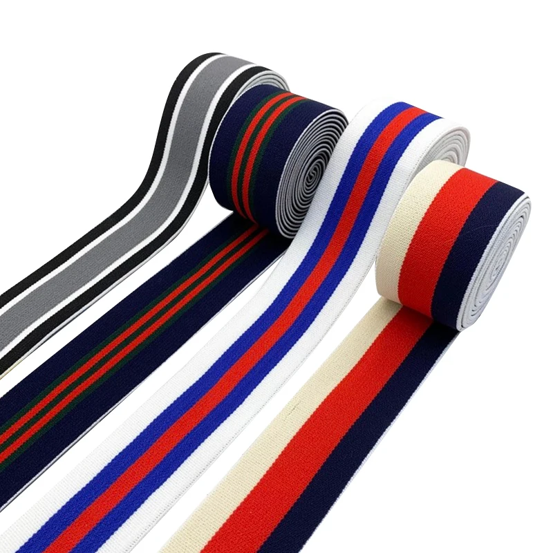 printed webbing polyester spandex polyester webbing strap elastic webbing