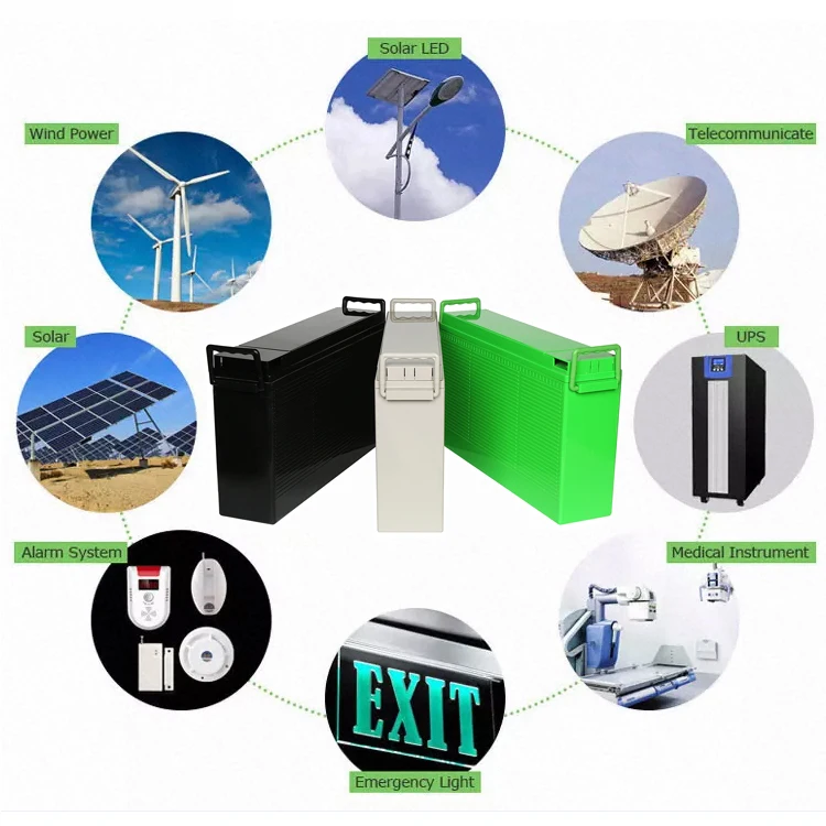 Deep Cycle Inverter Trojan 6V Gel 12V200AH Slim Battery Front Terminal Factory In China