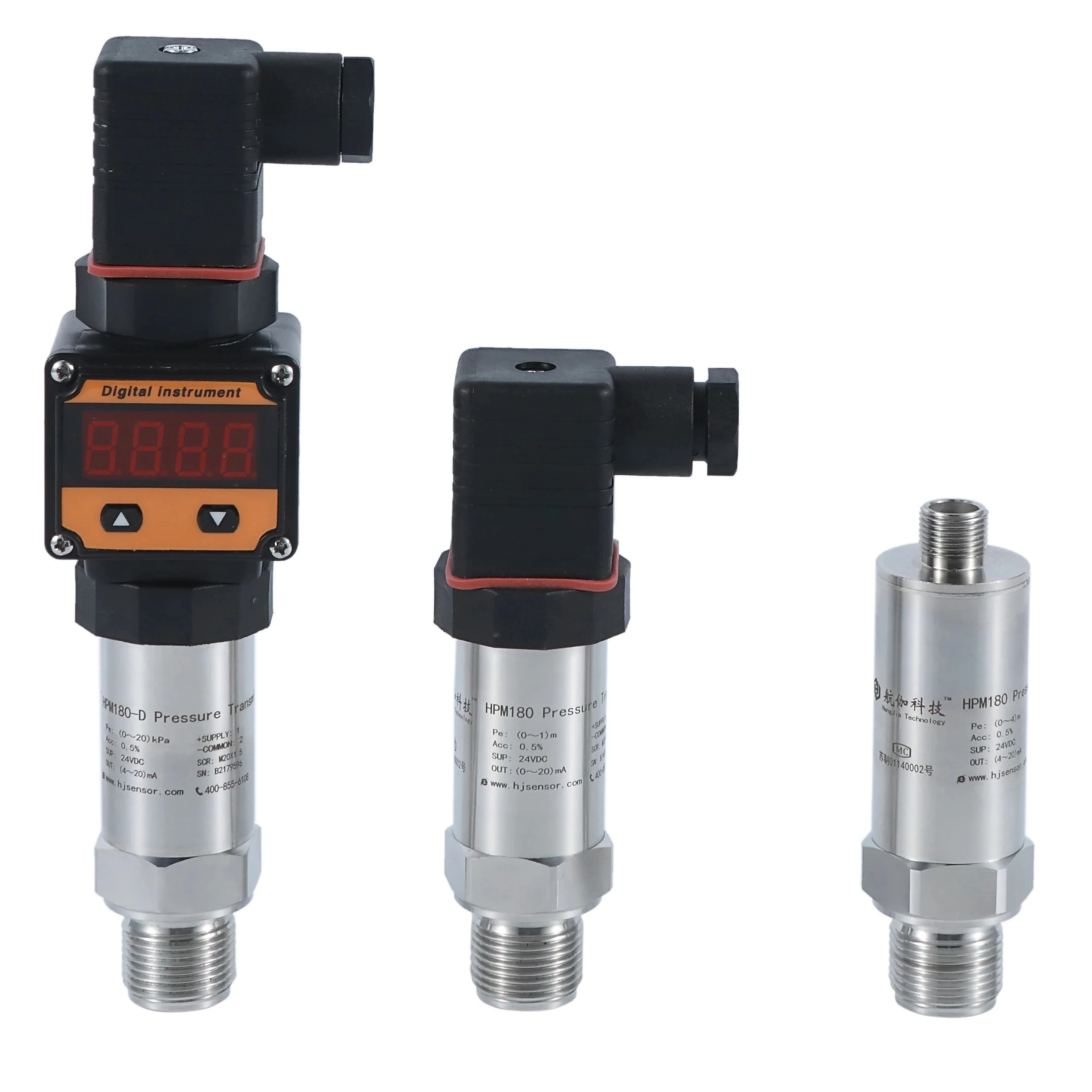 Source Manufacturer Piezoresistive High Accuracy 4-20ma Low Pressure Indicator Transmitters Gas Pressure Transmitter