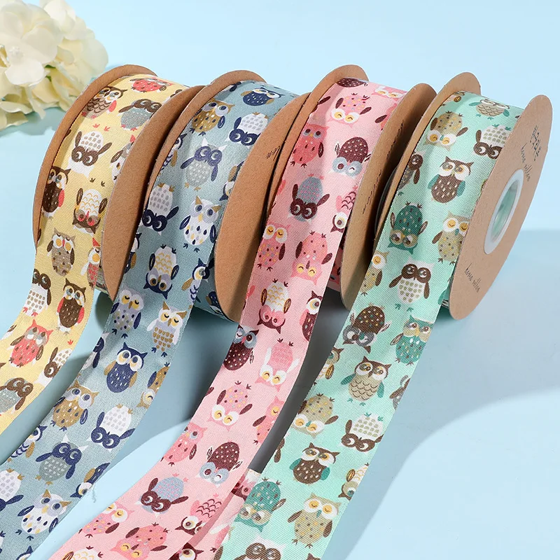 Custom DIY Korean Fruit Printing Hairpins Pet Bows Single Face Satin Cotton Polyester Nylon Grosgrain Ribbon Cartoon Gifts