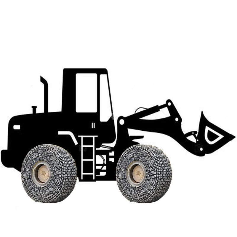 74mm link 22mm ring tire protection chain for 40/65-39-4  40/65-39-5 nylon bag packing