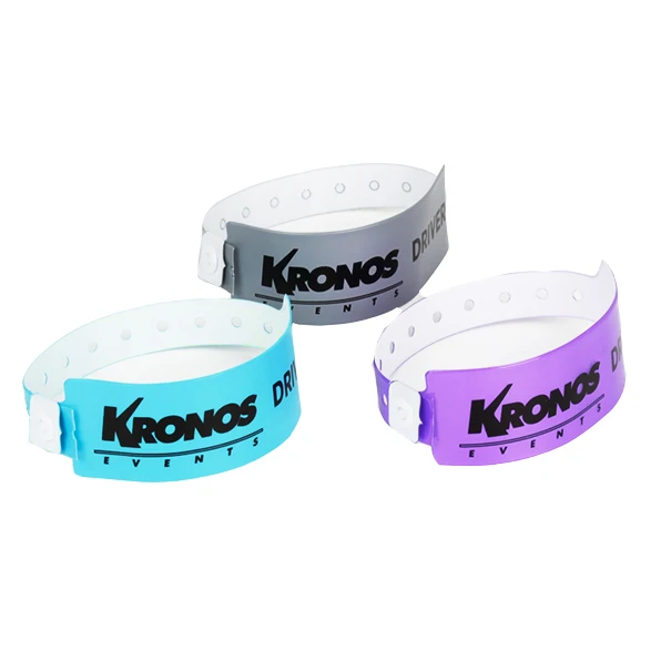 wholesale custom plastic wrist bands vinyl bracelet with qr code hospital bracelet medical wristhand