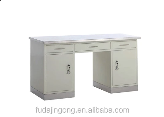 Factory sale stainless steel top board epoxy coated steel high capacity laboratory working table for hospital