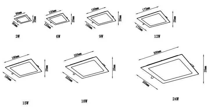 BARON factory supply led panel smd cct dimmable led downlight panel low price led ceiling panel