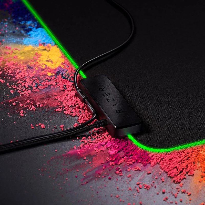Razer Goliathus Chroma Black Mouse Pad Soft Gaming Mouse Mat 3 mm Mousepad Powered by Razer Chroma