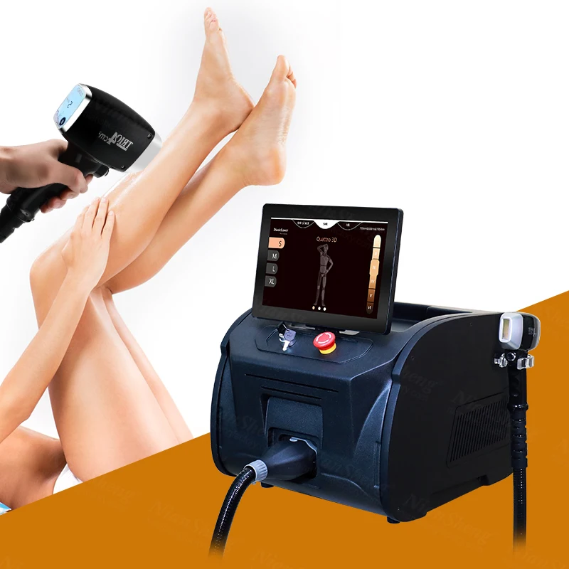 4 Wavelength 755 1064 808 940nm Hair Removal Machine ice Diode sopranoings laser platinum Epilator almam sopran titanium