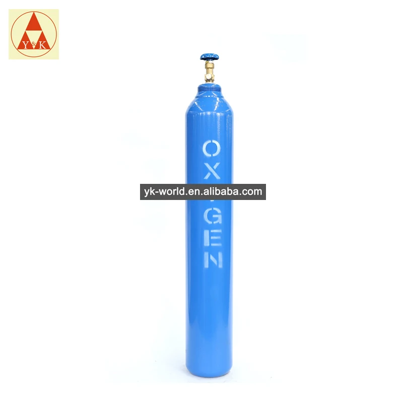 Chinese Manufacturers Provide 40l Oxygen Cylinder Storage of Industrial Gases Empty Tanks of Oxygen Medical Oxygen Bottle