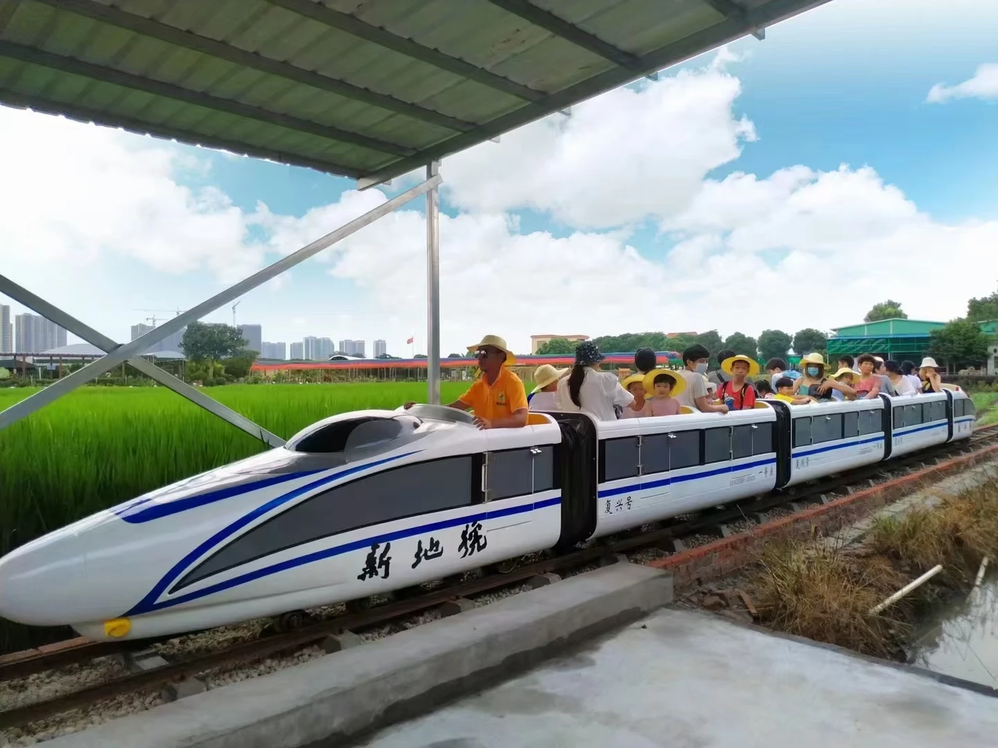 Electric Tourist Train for Home & Amusement Park Use Battery Operated Train Rides for Sale Fun for the Whole Family!