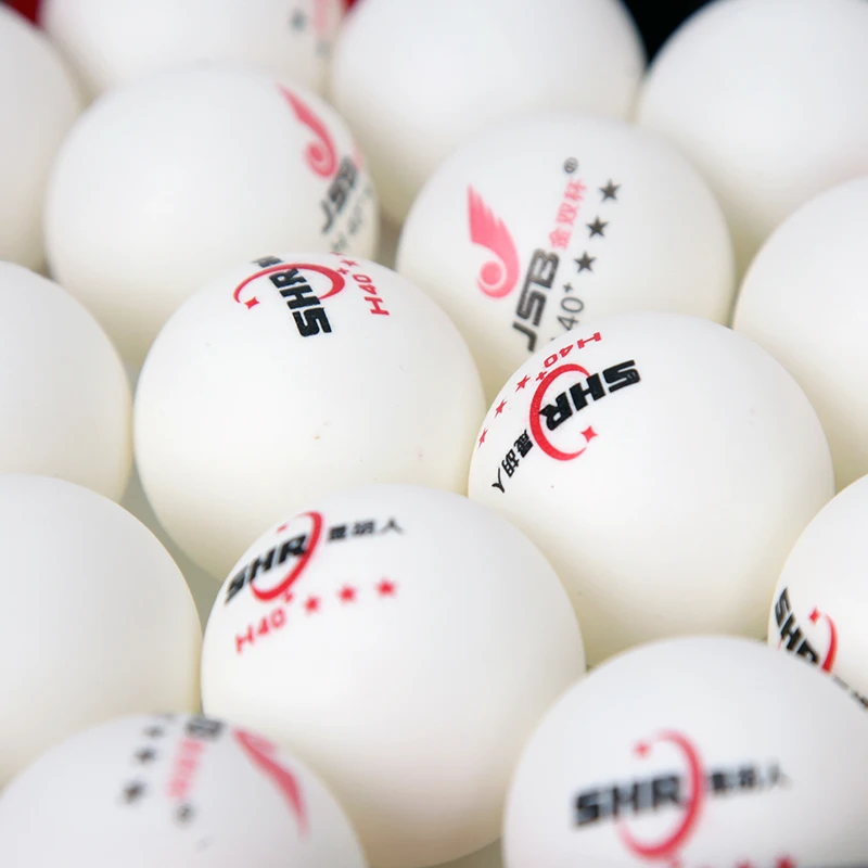 Hot selling ABS personalized table tennis balls pingpong ball white&orange Advanced Training Ball