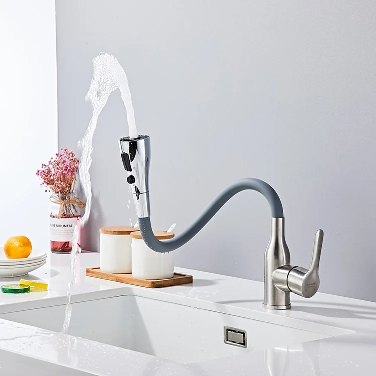 universal silicone water faucet spout with flexible hose 360 degree rotation double jet kitchenanti splash save water mixer tap