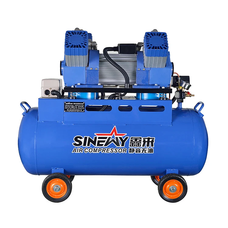 Compresor Pequeno China Silent Type Medical Laboratory Dental Oilless Silent Type 90L Air Compressor