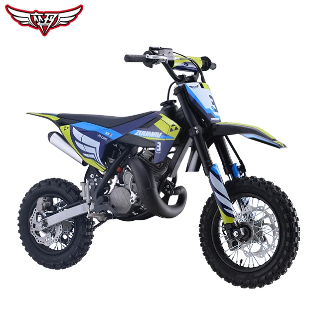 Factory-direct sales Zuumav Newly Design Dirt bike 2 stroke 50cc Dirt Bike Motocross