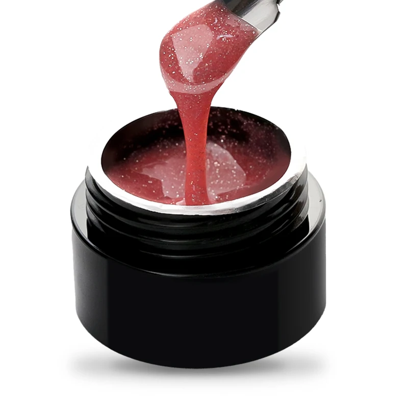 Professional Nail Supplier Camouflage Color Nails extension acrylic Hard Poly UV Gel Nails jelly gel polis