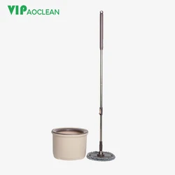 VIPaoclean 360 Hand Free Microfiber Mop Dirty Clean Water Separated Mop And Bucket