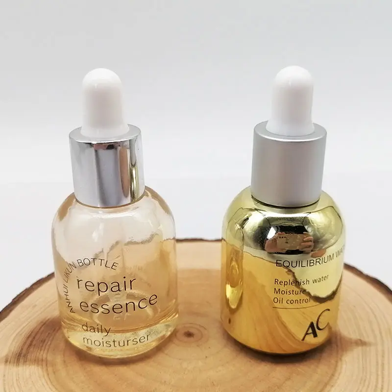 Golden Supplier Eco Friendly Serum Bottle Serum Bottle Custom EDM Glass Bottle For Skincare
