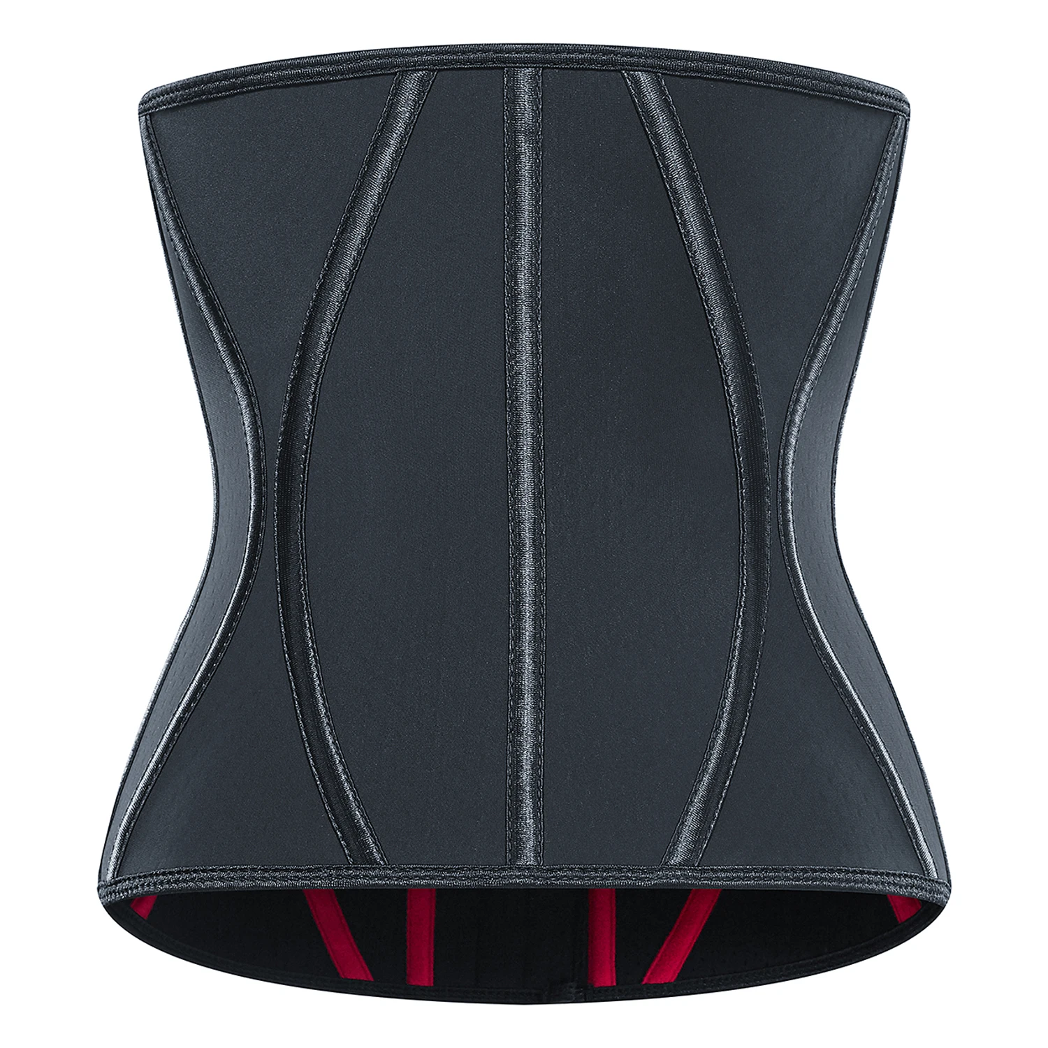 Best selling 13 steel bone 9 latex black latext wholesale body suit corset women ceinture abdominale logo waist trainer custom