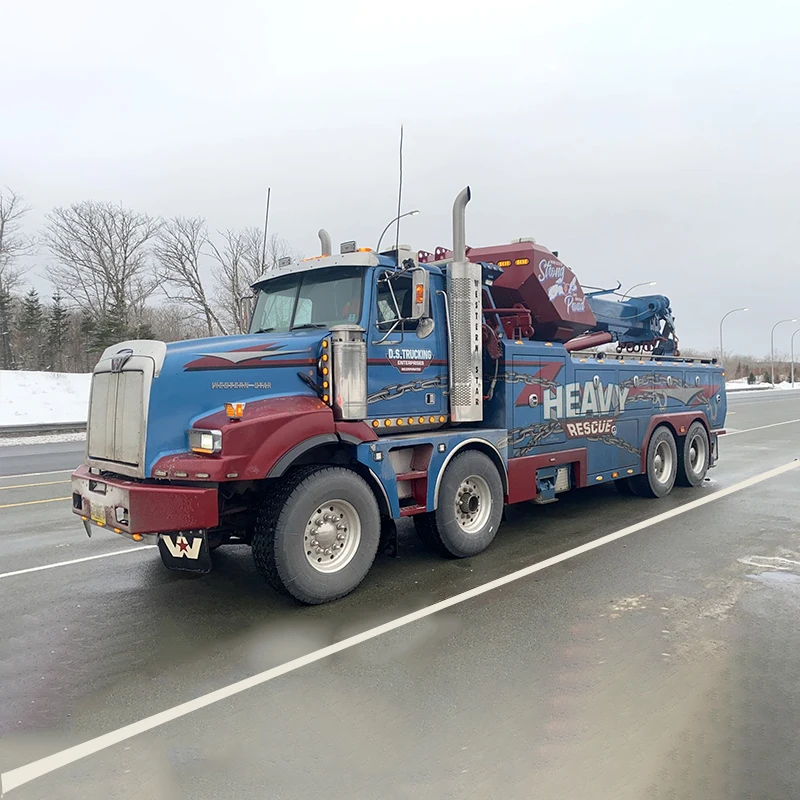Грузовики 50 тонн, буксировочный грузовик для спасательной машины, плоский борт, эвакуатор, буксировочный грузовик, автомобильная загрузка, обратный эвакуатор