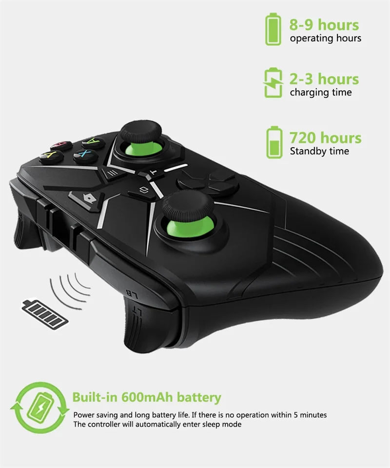 2.4G Wireless Xboxone PS5 Joystick Wireless Gamepad XboxonesXElite XboxSeries Joysticks PC USB Twin Shock Game Controller