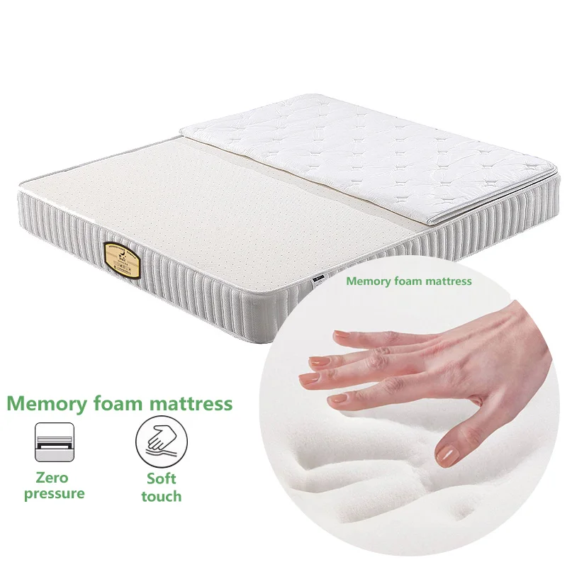 New Arrivals Wholesale Compressed King Size Square Foam king size  bed roll pack bamboo  mattress in a box
