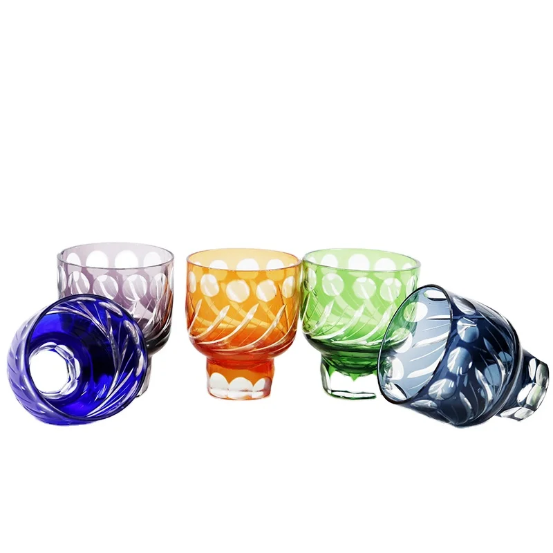 Wholesale Factory Made Japanese style Light Craft Sake Glass Cup