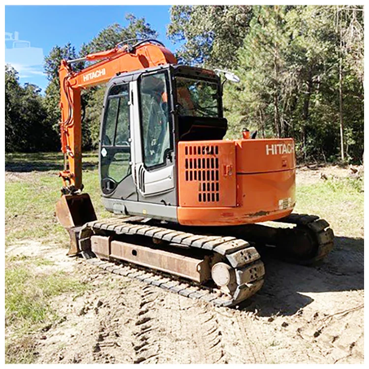 Original 7.5 ton hitachi ex75ur for sale ex75 EX75UR-5 used excavator ZX75 ZX 75 with Isuzu injection engine on sale