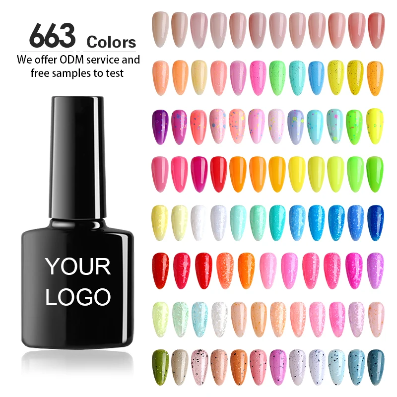 YDCnail, высокое качество, популярная оптовая продажа, разноцветная Фольга для ногтей, УФ, OEM, телесный, толстый цвет, резиновая основа, Гель-лак