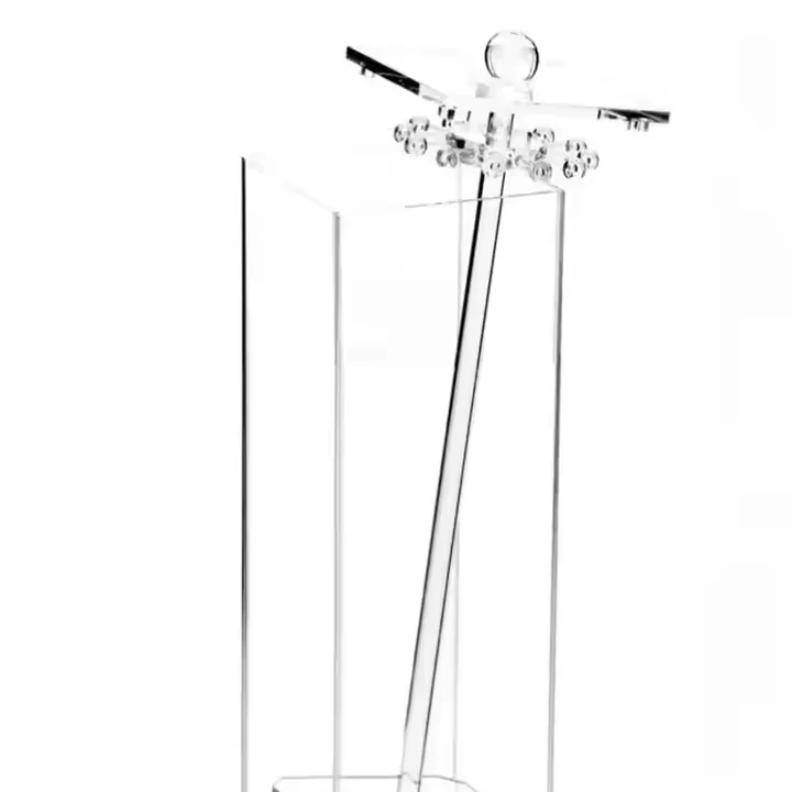 Choice Fun Wholesale Rotating Jewelry Organizer Display Stand Cube Countertop with Sticker Logo