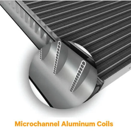 Отличная теплоотдача Microchannel конденсатора Micro