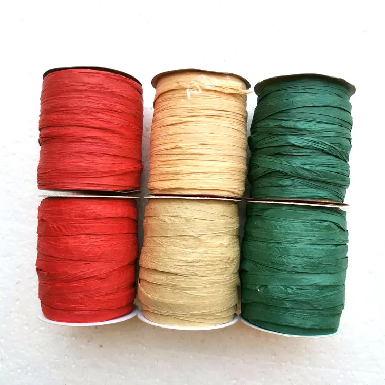 Paper Raffia Ribbon Cord Egg