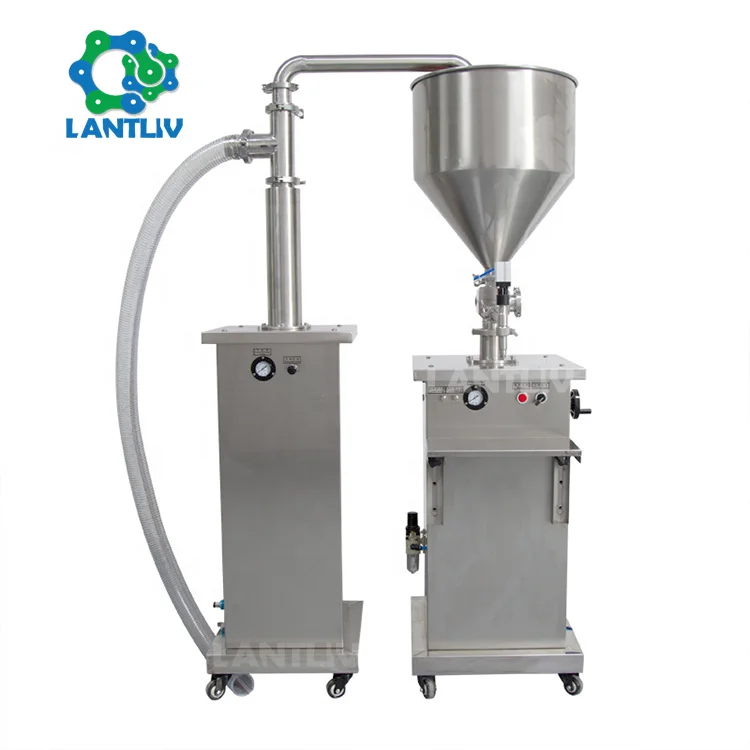 Pure Pneumatic Stainless Steel Feeder Food Cosmetics Paste Liquid Feeder Self Priming Material Conveyor Feeding Pump Equipment
