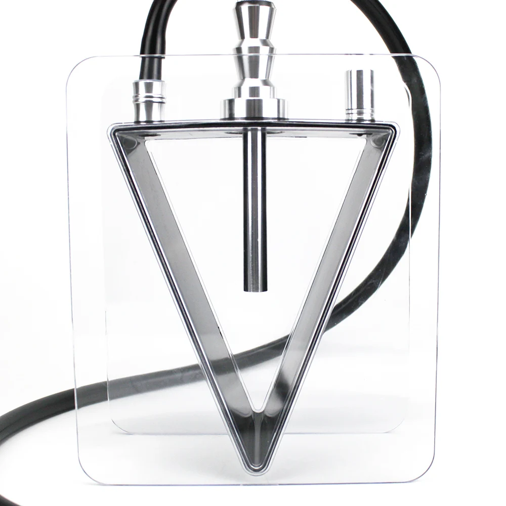 New Arabian Acrylic Shisha Set Contain Metal Tongs Silicone Hose Tobacco Bowl Smoking Narguile Chicha Hookah Set