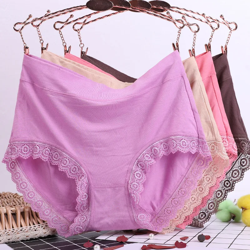 L~XXXXL Plus Size Soft Modal Women Underpants Large Size Big Butt Ladies Panties for Fat Women
