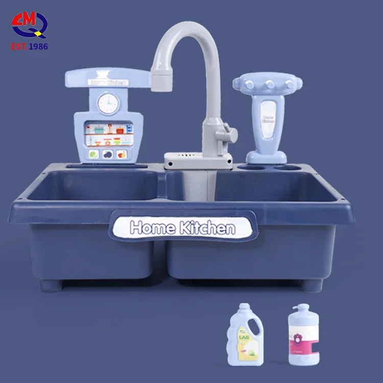 
Educational Pretend Play With Refrige Oven Faucet Kitchen Electric Dishwasher Set Toys Cooking Spray Chef Games For Girl 