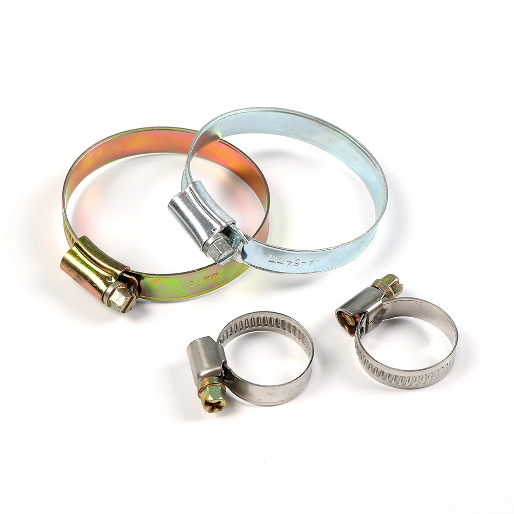 high quality 201 304  Stainless Steel German Type Adjustable Hose Clamp Hoop