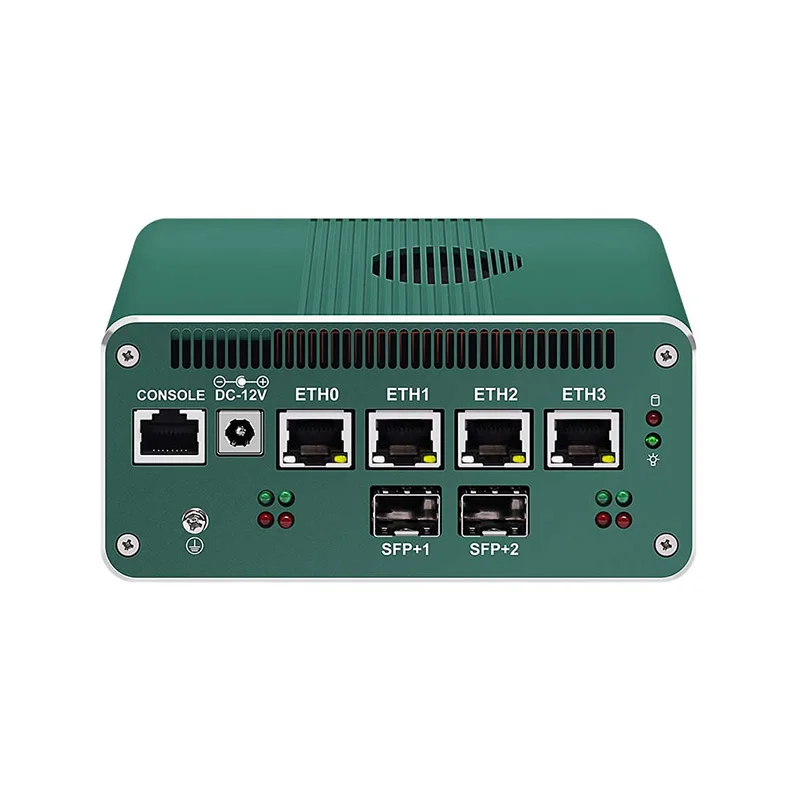 Firewall Router Intel Core 12th 13th Gen i3 i5 i7 1355U pfSense Desktop Computer 10G SFP 2.5G LAN 2*DDR5 NVMe Industrial Mini PC