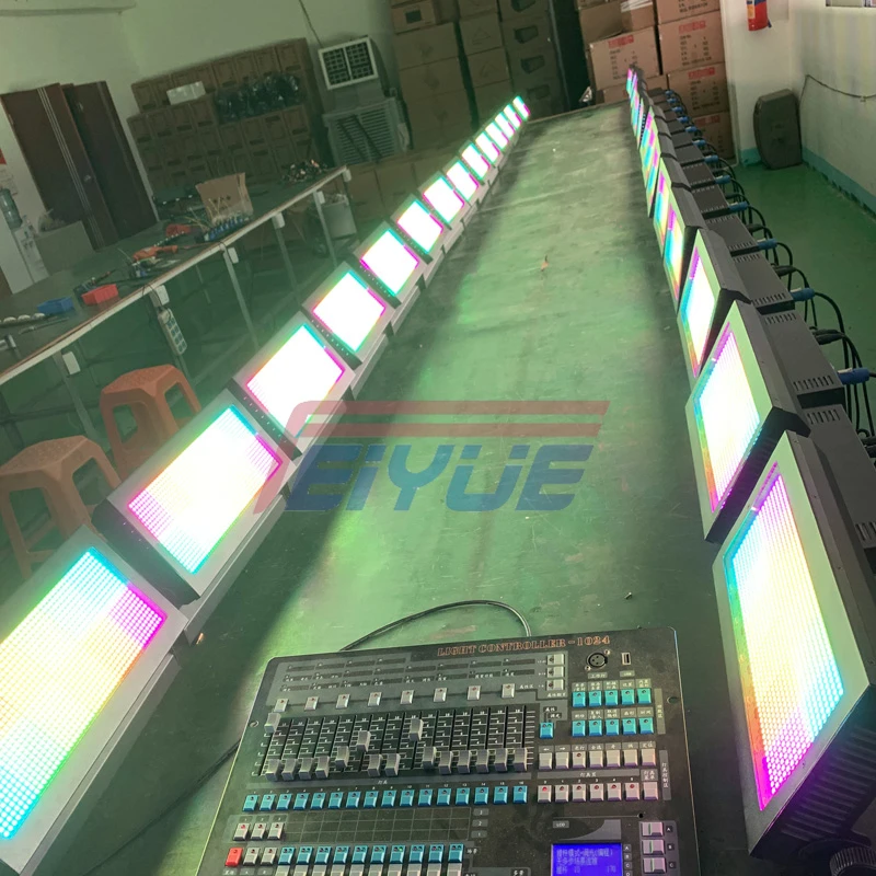 1080 шт. RGB DMX светодиодная вспышка стробоскоп с регулируемым углом 120 градусов сценической вечеринки