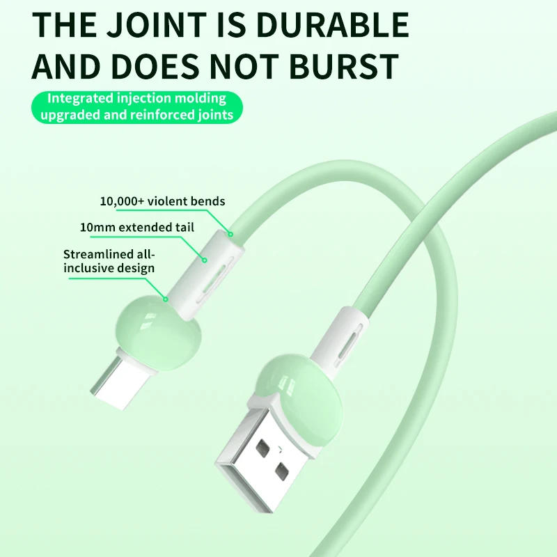 Suitable for Android Mobile Phone Xiaomi Samsung Huawei Dataroad Oem/Odm Cabo Tipo C Usb Mobile Phone Charger Cable