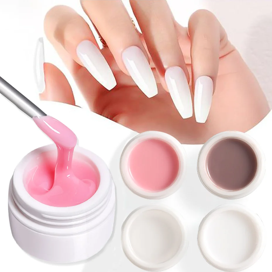 Factory hight quality acrylic nail extension glue no heam no tpo easy to use soft gel nail extension  glue